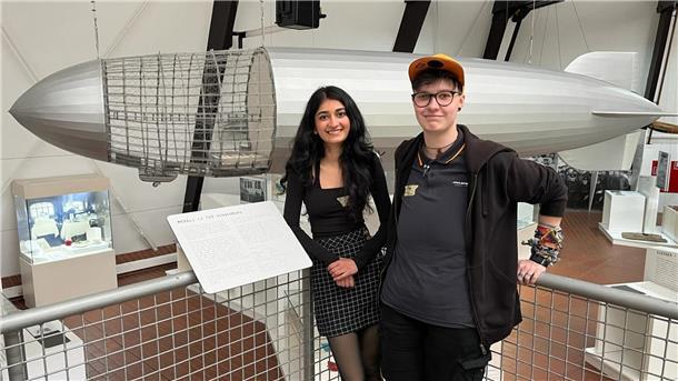 Sabiha und Fin (Das Letzte Kleinod) im Aeronauticum 