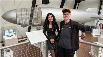Sabiha und Fin (Das Letzte Kleinod) im Aeronauticum 