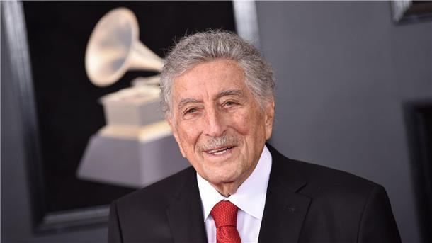 Sänger Tony Bennett bei der Grammy-Verleihung 2018.