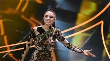 Sängerin Angelina Mango hat beim  Sanremo Musikfestival gewonnen.
