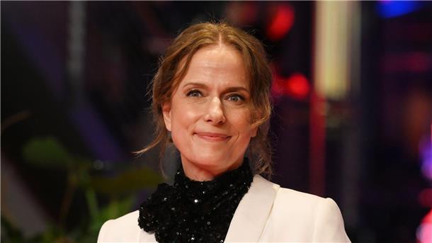 Schauspielerin Claudia Michelsen beim Eröffnungsabend der Berlinale 2024.