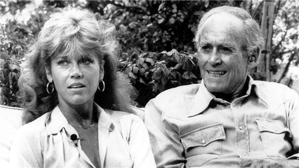 Schauspielerin Jane Fonda und ihr Vater Henry Fonda 1979 in Los Angeles.