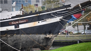 Segelschiff in Bremerhaven, "Seute Deern"