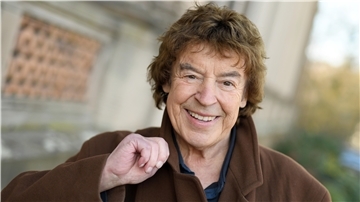 Schlagersänger Tony Marshall, aufgenommen am Tony-Marshall-Weg.