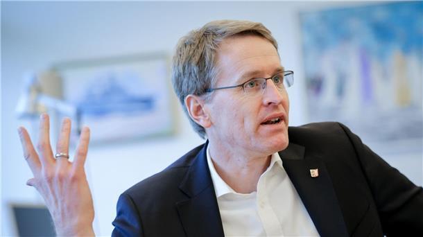 Schleswig-Holsteins Regierungschef Daniel Günther will irreguläre Zuwanderung begrenzen. (Archivbild)