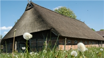 Schmuckstück: Das mit rund 460 Jahren älteste Bauernhaus des Landkreises Rotenburg in Ostereistedt.
