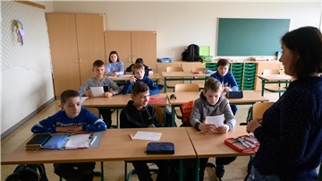 Schüler aus der Ukraine werden zunächst in Willkommensklassen untergebracht.
