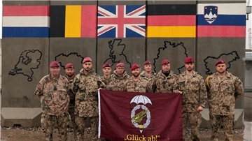 Seedorfer Fallschirmjäger im Einsatz im Irak unterstützen Spendenaktion „Toy Drive“.