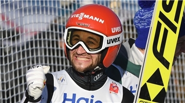 Sein größter Erfolg: Markus Eisenbichler wurde 2019 Skisprung-Weltmeister von der Großschanze.