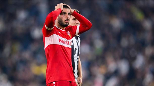 Touré trifft in der Nachspielzeit: VfB feiert Coup bei Juve Sein Tor kurz nach der Pause wurde zurückgenommen: VfB-Stürmer Deniz Undav.
