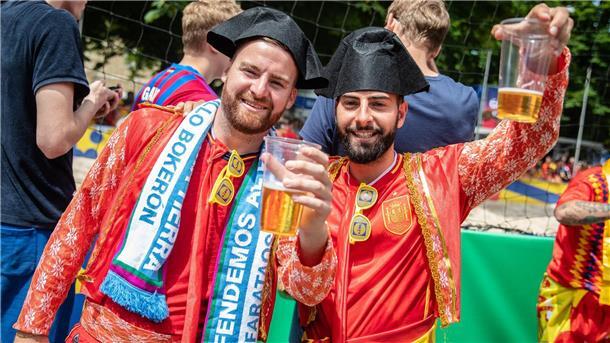 Selbst der Bierdurst der Fußball-Fans bei der EM konnte den Bierabsatz im Juni nicht retten.