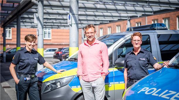 Sie arbeiten, um Kriminalität vorzubeugen (von links): Pamela Koellner, Sven Mehrtens und Nicole Füllmich-Penshorn.