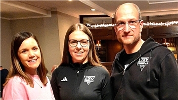 Sie leiten in Zukunft den TSV Timke (von links): Jana Holsten, Mara Zick und Stefan Rothgeber. Zum neuen Vorstand gehört außerdem noch Jan Sievers.
