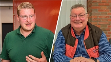 Kontrahenten in Sachen Schule: Schiffdorfs Bürgermeister Henrik Wärner und Wehdels Ortsbürgermeister Horst Schütte