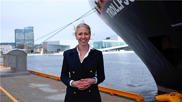 Sieht erwartungsfroh in die Zukunft: Hedda Felin, CEO Hurtigruten.