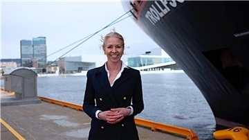Sieht erwartungsfroh in die Zukunft: Hedda Felin, CEO Hurtigruten.