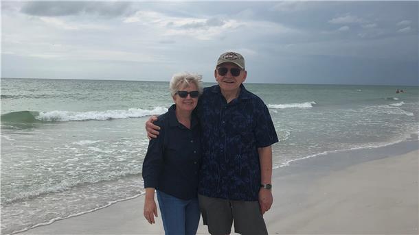 Sigrid und Dan Alexander haben im November 2019 Sarasota, Florida, besucht.