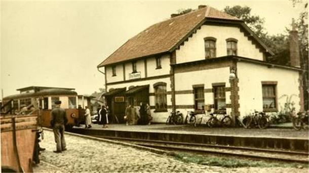 So sah der Stollhammer Bahnhof aus, als dort noch die Butjadinger Bahn anhielt.