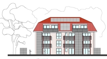 Grafik von einem Neubau