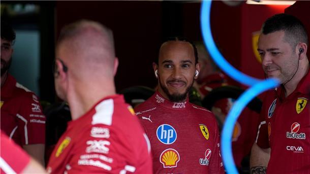 So viel zu Lachen hatte Hamilton erstmal nicht. 