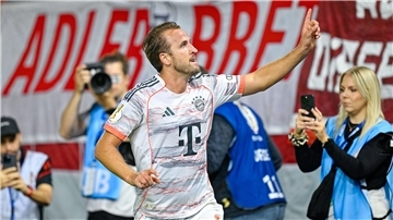 Sorgte für die späte Bayern-Erlösung: Star-Stürmer Harry Kane. 