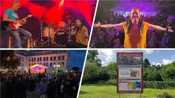 Erst Helgoland, dann Heimspiel: Soulrender tritt an der Burg Hagen auf Soulrender-Sängerin Tina Kludig beim Auftritt auf Helgoland.