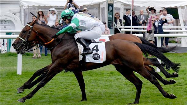 Spannendes Finale beim deutschen Galopp-Derby.