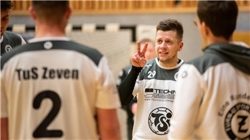 Spielertrainer Sebastian Bleck 
