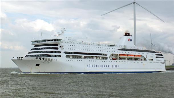 Cuxhaven: Start der HNL-Norwegenfähre verschiebt sich Startet ab 20. April ab Cuxhaven: die „Romantika 2“.