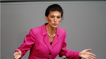 Steht mit der Linken-Partei im Zwist: Sahra Wagenknecht.