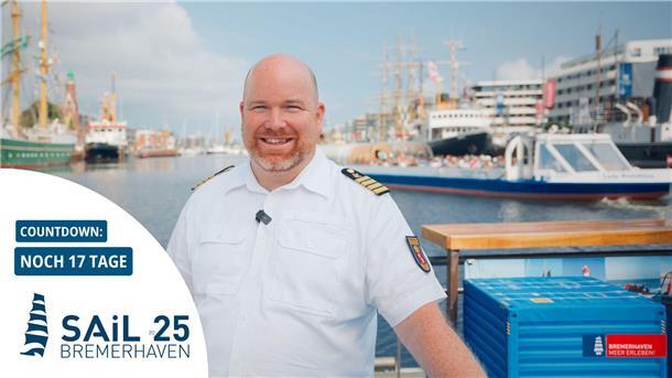 Stephan Berger ist bei der Sail der Mann für Sicherheit im Hafen Ein Mann.