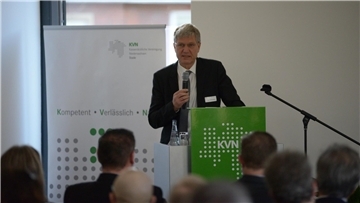 Stephan Brune beim Neujahrsempfang der Kassenärztlichen Vereinigung 