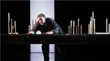Stephen Gould 2017 als Otello im „Otello“ von Giuseppe Verdi an der Semperoper in Dresden.