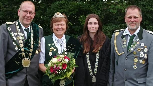 Stolze Gesichter in Großenhain (von links): Johan Hummel, Hanna Plate, Frida Falke und Holger Lindner