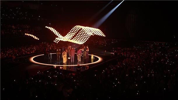 Stormzy tritt bei der Verleihung der MTV Europe Music Awards in Düsseldorf auf. Im November schaut die Musikwelt dann nach Manchester.