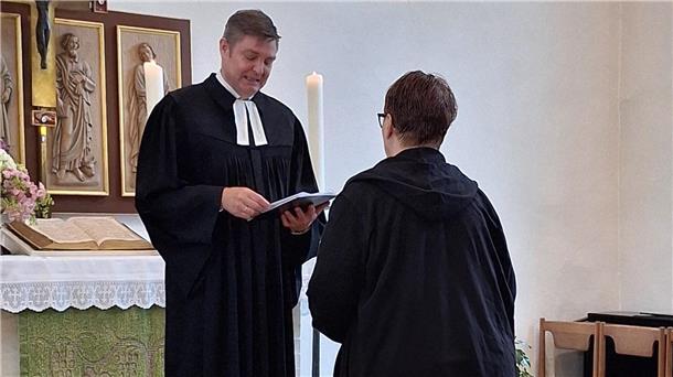 Superintendent Carsten Stock leitete den Abschiedsgottesdienst für Rosemarie Meding.