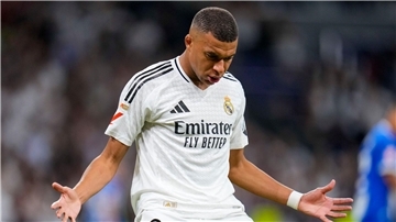 Superstar Kylian Mbappé traf erneut für Real Madrid.