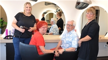Pia Hinck, Anika Jentsch, Susan und Bodo Jentsch