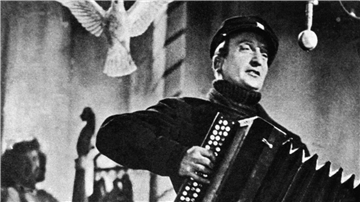 Szene mit Hans Albers aus dem Film "Grosse Freiheit Nr. 7" (Foto von 1943).