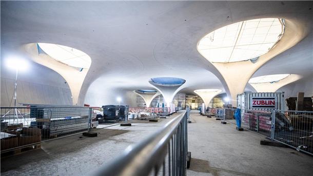 „Tage der offenen Baustelle“ am Stuttgarter Tiefbahnhof.