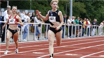 Talea Prepens, Deutsche Meisterin 2022 in der Altersklasse U23 über 200 Meter, wird in Zeven am Start sein.