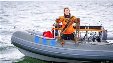 Taucher des Vereins Ghost Diving Germany haben viele Geisternetze aus der Nordsee vor der niedersächsischen Küste geborgen. 