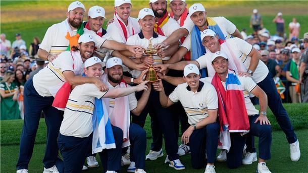Team Europa ist Gewinner des Ryder Cup-Golfturniers.