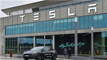 Tesla musste die Produktion in Grünheide bei Berlin für mehrere Tage weitgehend stoppen.