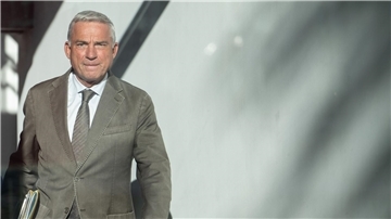 Thomas Strobl kommt zu einer Präsidiumssitzung der CDU Baden-Württemberg.