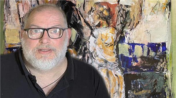 Expressive Malereien in der St.-Matthäus-Kirche in Rodenkirchen Malerei