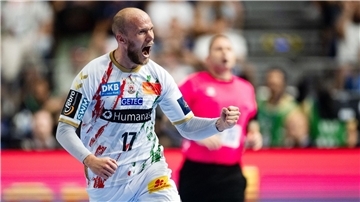 Tim Hornke war bei der Halbfinalniederlage des SCM bester Torschütze