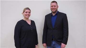 Timo Peters und Tanja Gassau