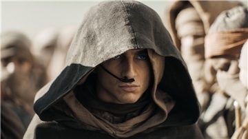 Timothée Chalamet als Paul Atreides in einer Szene des Films „Dune: Part Two“.