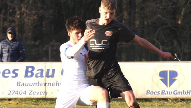 Tjark Jacobsen (rechts) rückte aus der U 17 in den Regionalliga-Kader und stand gegen Havelse in der Startelf.